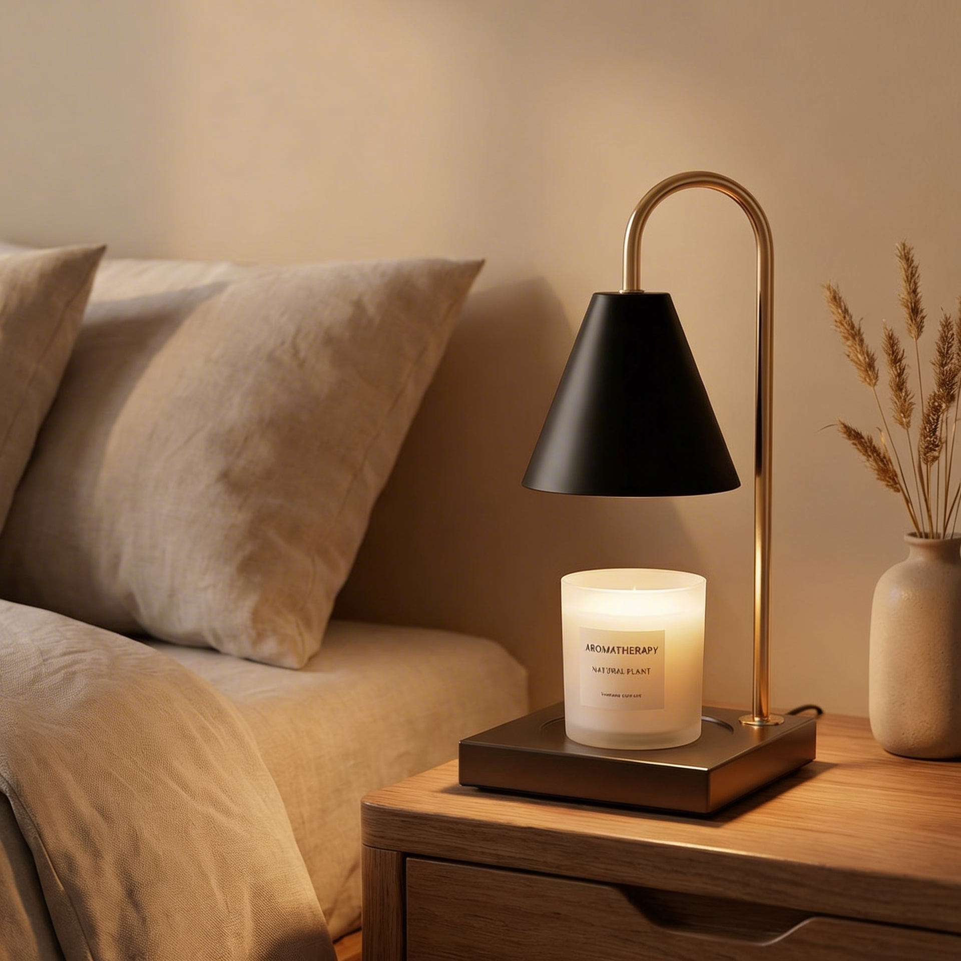 Candle Warmer Lamp with Timer and Remote Dimmer